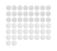 RTRTGS 50 Pezzi Rotondi Coprivite in Plastica, Bianco Tappi a Vite per Viti a Croce, Tappi di Copertura a Scatto, Adatti per il Montaggio a Parete, Decorazione per Foto da Cucina