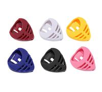 RTRTGS 6 Pezzi Porta Plettro Supporto per Plettro Chitarra Plastico Facile da Incollare a Chitarra con Retro Adesivo e Accessori per Chitarre a Molla Conveniente Plettro Posizionamento