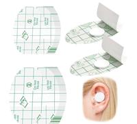 RTRTGS 60 Pezzi Copriorecchie Trasparenti UltraSottili per Doccia Adesivi Auricolari Impermeabili Usa e Getta Protezioni per Le Orecchie Da Doccia Trasparenti, 30 pcs 6.8 * 4.4cm, 30pcs 5.3 * 8.1cm
