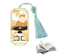 RTRTGS Segnalibri in Metallo per Gatti, Segnalibro Regalo Carino per Donne Insegnanti Studenti E Amanti dei Libri, Segnapagina Elegante per Il Club di Lettura