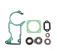 RTS per MS440 044 Kit cuscinetto albero motore con guarnizioni e guarnizioni per motosega incluso cuscinetto laterale volano 6202 e cuscinetto laterale frizione con tutte le guarnizioni necessarie