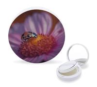 RTSEBVN Cuscino d'aria per spugnette per trucco, portatile, con stampa di fiori rosa, ricaricabile, per fondotinta liquido fatto in casa, BB cream, stile, taglia unica, cuscino d'aria