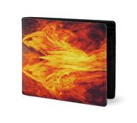 RTSEBVN Portafoglio carino in twill di pelle porta carte Fashio Fire Vs Ice Art stampa piccolo portafoglio adatto per viaggi quotidiani, stile, taglia unica, portafoglio in pelle twill