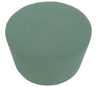 RTSFKFS Copertura Estensibile per Pouf Rotondo, Copri Poggiapiedi Universale per Ottomano con Base Elastico in Taglie S, M, L, XL per Decorazione Modern(Sage,S(Dia: 48-57cm))