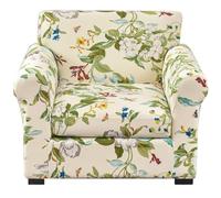 RTSFKFS Copridivano 3 2 1 Posti con Braccioli e Copri Cuscini,Copri Divano Stampa Su Spandex Copriseduta Divano,Copridivani Elasticizzati,Fodere Divano Elasticizzate(#4,1 seater+1 cushion cover)