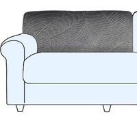 RTSFKFS Coprisedile for Divano, Copriseduta Divano Elasticizzato, Alta qualità Cuscino Protezione Divano Sedile Lavabile(Grigio Scuro,Backrest)