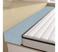 RTSFKFS Riempitivo for Materassi 9-220cm Intero/doppia/Queen/Cal King/King Connettore for letto Doppio/Materasso, Riempire lo Spazio tra la Testiera e il Materasso Letto(Azzurro chiaro,90x10x25cm)
