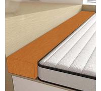 RTSFKFS Riempitivo for Materassi 9-220cm Intero/doppia/Queen/Cal King/King Connettore for letto Doppio/Materasso, Riempire lo Spazio tra la Testiera e il Materasso Letto(Arancia,100x10x15cm)