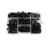RTSMD Bulloni E Vite per Moto Bulloni Carenatura Moto per Suzuki RF 600R 900R RG125 F Gamma RG150 RGV250 SV 1000 S 650 A F S SF TL 1000R 1000S Viti E Dadi Set Kit Bulloni(Nero)
