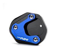 RTSMD Cavalletto Laterale CNC Per Moto, Piastra Allargata, Appoggio Per Piede, Per CFMOTO 450NK 450CLC 450SR 2023-2024, Base Antiscivolo Moto Cuscino Staffa Piede(BLU 2)