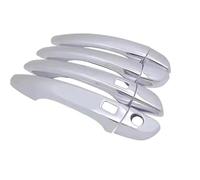 RTSMD Copertura E Finitura Per Maniglia Esterna Auto Per Vauxhall Per Combo 2019~2024 - Gusci Protettivi Decorativi Per Maniglie Maniglia Laterale Esterna(Argento,2 pulsanti)