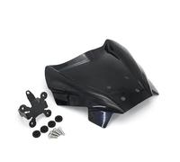 RTSMD Deflettori Antivento Per Parabrezza Moto Per, Per CB1000R, Per CB650R, Per CB 650 R 2018-2020 Schermo Parabrezza Cupolino Parabrezza(NERO)