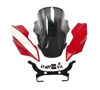 RTSMD Parabrezza Per Moto, Deflettori Antivento Per DUCATI MONSTER 797 821 1200S 2014-2023, Spoiler Anteriore Monster. Cupolino Parabrezza(Colore 1,2014-2016)