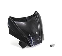 RTSMD Parabrezza Per Moto, Deflettori Antivento, Protezione Per Benelli 502C 502 C 2019 2020 2021 Cupolino Parabrezza(NERO)