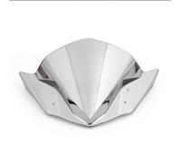 RTSMD Parabrezza Per Moto, Deflettori Antivento, Protezione Per Yamaha FZ16 Fi V2.0, FZ 16, FZ-S, FZS S 150 2014-2016, Parabrezza Anteriore Cupolino Parabrezza(Argento)