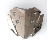 RTSMD Parabrezza Per Moto, Deflettori Antivento, Protezione Per YAMAHA XMAX250 XMAX300 2023-2025, XMAX 125 2024, Parabrezza Anteriore Cupolino Parabrezza(Argento galvanizzato)