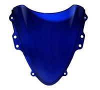 RTSMD Parabrezza Per Moto, Protezione Antivento, Deflettori Antivento Per Suzuki GSXR 600 750 K4 K5 2004-2005 Cupolino Parabrezza(BLU)