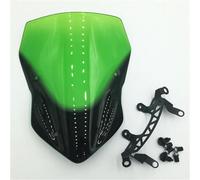 RTSMD Parabrezza Per Moto, Protezione Deflettori Antivento Per Kawasaki Per Z900 Per Z 900 2017, Parabrezza Anteriore Con Staffa Cupolino Parabrezza(VERDE)