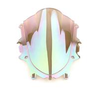 RTSMD Parabrezza Per Moto, Protezione Deflettori Antivento Per Yamaha YZF R25 R3 YZF-R25 YZF-R3 2019-2023, Carenatura Anteriore, Copertura Parabrezza Cupolino Parabrezza(White iruidium)