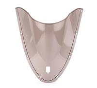 RTSMD Parabrezza per Moto, Protezione Schermo Parabrezza A Doppia Bolla per Ducati 749, 749R, 749S, 999, 999R, 999S 2005, 2006 E 2007 Cupolino Parabrezza(Fumo)