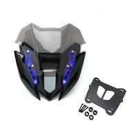 RTSMD Parabrezza Sportivo Da Competizione Per Moto, Deflettori Antivento Per YAMAHA NMAX155 NMAX 155 2025 2026, Parabrezza Anteriore, Spoiler Cupolino Parabrezza(Colore 2)