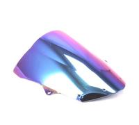 RTSMD Parabrezza Sportivo Per Moto, Protezione Deflettori Antivento Per Kawasaki, Per ZX6R, Per ZX-6R 2009-2023, Parabrezza Anteriore Cupolino Parabrezza(Iruidio)