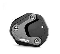 RTSMD Piastra Di Supporto Per Cavalletto Laterale Per CFMOTO 450SR 450NK 450CLC 2022 2023 2024 2025, Base Antiscivolo Moto Cuscino Staffa Piede(Titanio)