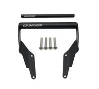 RTSMD Supporto per Piastra di Navigazione GPS per Telefono da Motocicletta Supporto per Manubrio Adattatore per B&MW G310GS G 310 GS G310R G 310GS G310 R GPS Supporto di Navigazione(Nero 1)