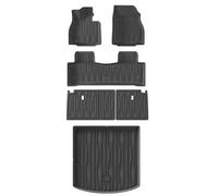 RTSMD Tappetini Auto Per BYD Per Sealion 7 EV 2024-2025, Rivestimento Per Bagagliaio Tappetini In TPE Impermeabili, Set Per Guida A Sinistra E Guida A Destra Tappetini antiscivolo(Nero 2 guida a sinis