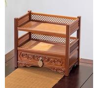 RTTZBOZ Tavolo Altare Buddista con Cassetto, Tavolo Pooja per la Casa, Mensola Altare per Preghiere, Divinazione, Culto o Mobile per Esporre Vasi, Piante(Brown,29cm/12in)