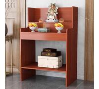 RTTZBOZ Tavolo da Altare con Cassetto Portaoggetti, Altare Buddista a Gradini, Mobiletto Cinese con Nicchia per Buddha, per Incenso e Preghiere(Red,80cm/31in)