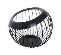 Rtuopk Portacapsule di caffè, distributore, moderno, grande cesto portaoggetti in metallo a forma di nido per capsule di caffè riutilizzabili, ideale per le