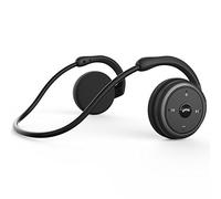 RTUSIA Cuffie Bluetooth avvolgenti intorno alla testa, sportive wireless con microfono e suono cristallino, pieghevoli e portabili, durata batteria 12'