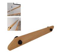 RTVGNSZSJL Corrimano In Legno Per Scale Passamano Da Parete Antiscivolo Ringhiera Per Scale Per Casa Loft Interni Supporto Per Ringhiera Per Scale(Wood,480cm/15.7ft-(4x120cm))