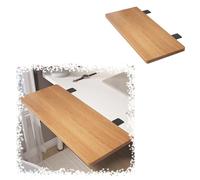 RTVGNSZSJL Estensione da Scrivania, Vassoio per Tastiera Pieghevole 40/50/60/70/75cm Vassoio di Estensione Ergonomico da Scrivania, Facile da Montare(Oak,75x20m)