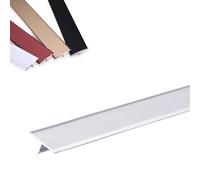 RTVGNSZSJL Profilo di Transizione Striscia di Soglia 90cm Striscia di Soglia in Alluminio A T, Strisce di Copertura del Pavimento per Laminato(Silver,W1.5cm/3/5 in)