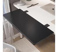 RTVGNSZSJL Vassoio di Estensione Ergonomico da Scrivania, Vassoio Pieghevole per Tastiera con Morsetto C, Estensione della Scrivania Senza Perforazione(Black,70x24cm/28x10in)