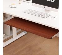 RTVGNSZSJL Vassoio per Tastiera Legno 600x240mm 700x240mm Estensione Ergonomica Mouse, Cassetto per Computer per Studio E Ufficio, Teak(Teak,60 * 24cm/24 * 9in)