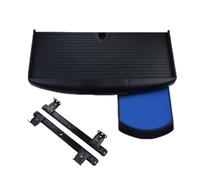 RTVGNSZSJL Vassoio per Tastiera Scorrevole sotto La Scrivania ABS, Supporto per Tastiera sotto La Scrivania Vassoio per Tastiera Estraibile per Casa Ufficio(Black)