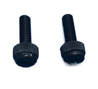 RTVURK 10-50pcs M3 M4 M5 M6 M8 Vite a Testa zigrinata in Nylon Nero PA66 Vite a Torsione a Mano in plastica di Nylon Mano del Computer Stringere Le Viti (Size : M5x30 (20pcs))