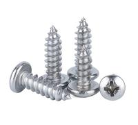 RTVURK Viti autofilettanti in Acciaio Inox da 20 / 50pcs 316 M2 m2.2 m2.6 m3 m3.5 Vite in Legno a Cravatta da Incasso (Size : M2.2 x 10(50pcs))