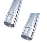 RTWAY 2 fogli di specchio autoadesivi, 50 x 100 cm adesivi pellicola specchio morbido non piastrelle di vetro adesivi per la decorazione della parete della casa