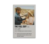 RTWEGRYRHKK Poster su tela di The Fall Guy, decorazione artistica da parete, stile vintage, per soggiorno, camera da letto, 30 x 45 cm, senza cornice