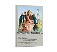 RTWEGRYRHKK The Secret of Moonacre - Poster su tela, decorazione artistica da parete, stile vintage, per soggiorno e camera da letto, 40 x 60 cm, con cornice
