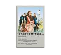 RTWEGRYRHKK The Secret of Moonacre - Poster su tela, decorazione artistica da parete, stile vintage, per soggiorno, camera da letto, 30 x 45 cm, senza cornice