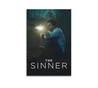 RTWEGRYRHKK The Sinner - Poster su tela, decorazione artistica da parete, stile vintage, per soggiorno, camera da letto, 40 x 60 cm, senza cornice