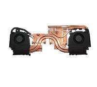 RTX20 CPU del Computer Portatile GPU Ventola e Dissipatore di Calore per CLEVO PB50ED 6-31-PB5D2-101 DFS2001059P0T-FM2K DFS2004059P0T-FM2J 5-Tubi Nuovo