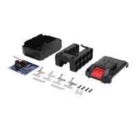 Rtxbvg Kit di scatola batteria agli ioni di litio da 21 V, pacco batteria 10 x 18650, accessori con scheda di circuito per accessori per utensili elettrici