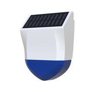 Rtxbvg Tuya Smart WiFi Sirena Allarme Esterno Suono e Luce Allarme Impermeabile Solare Suono Luce Allarmi