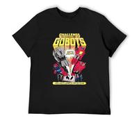 RTY Cartoon Challenge of The GoBots V1 Poster 1984 T Shirt DTG Crew Neck Unisex Short Sleeve T-Shirt S
